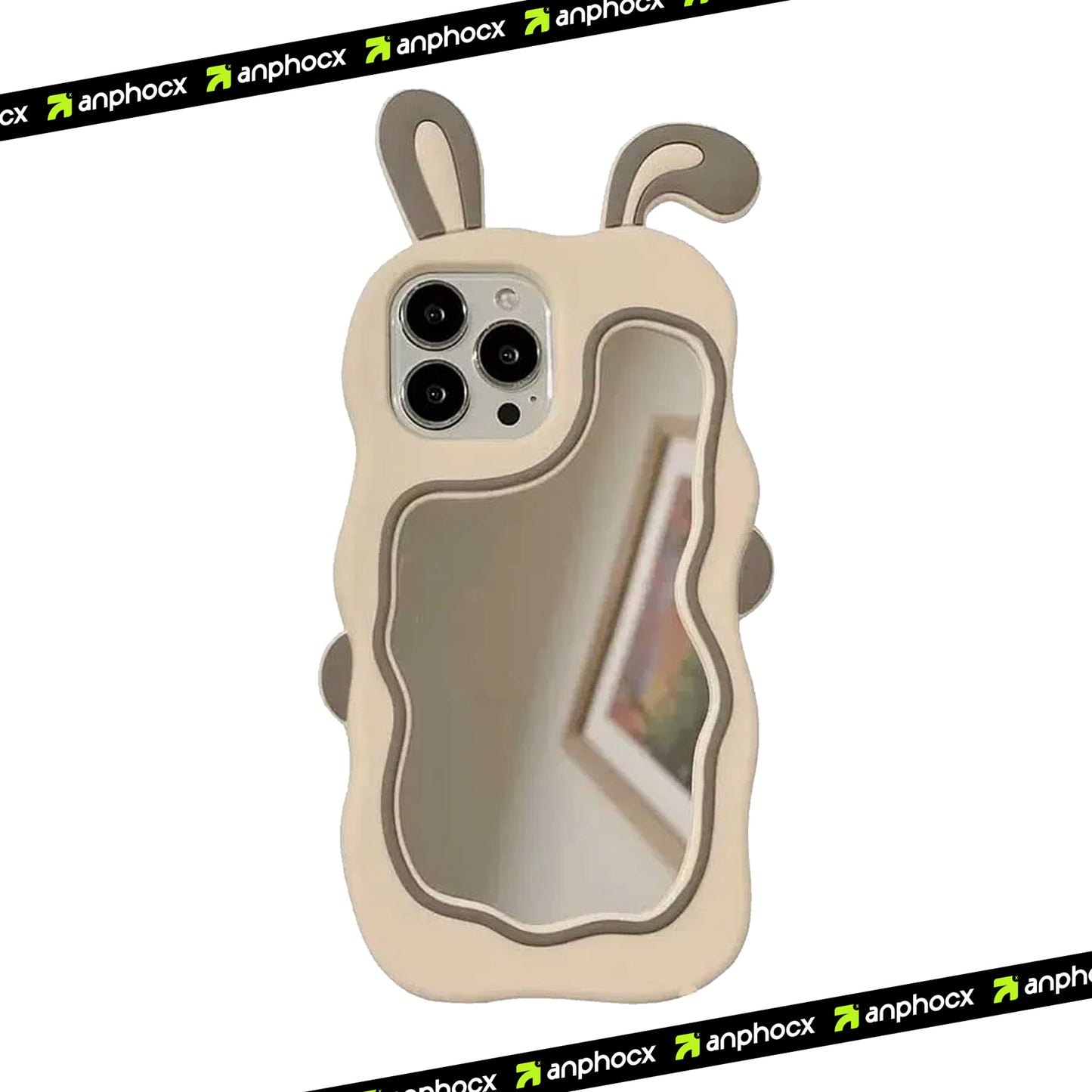 Bunny Mirror Soft Silicone Case